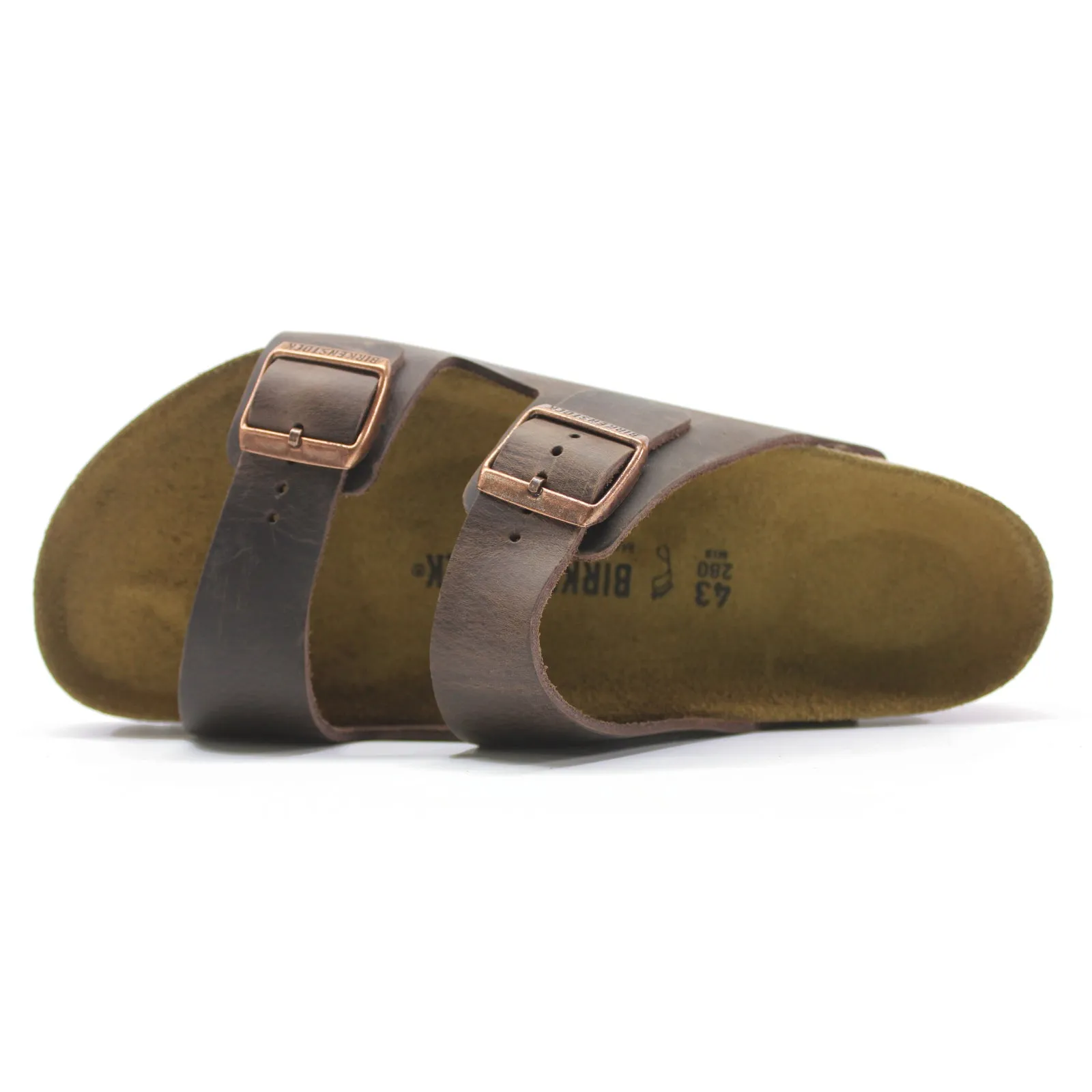 Arizona Men's Leather Slides Sandals