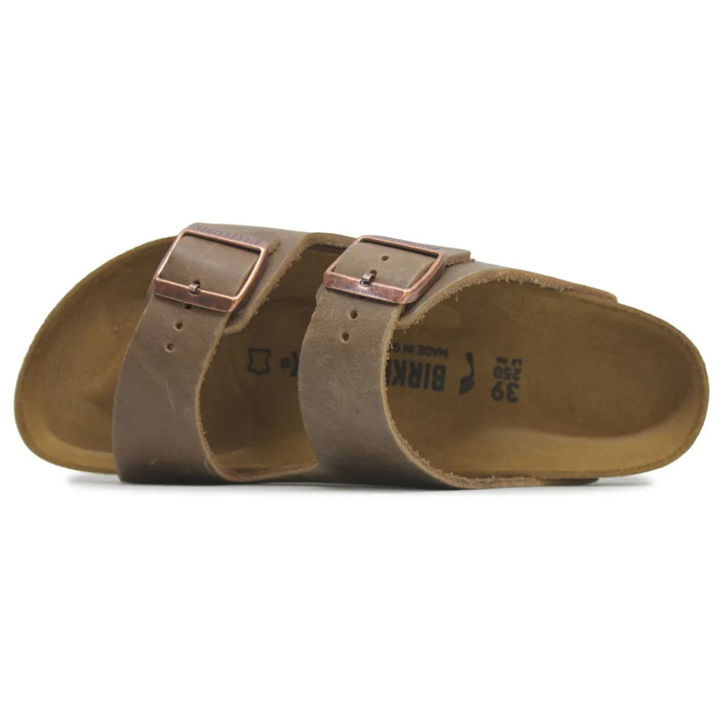 Arizona Nubuck Leather Unisex Slide Sandals