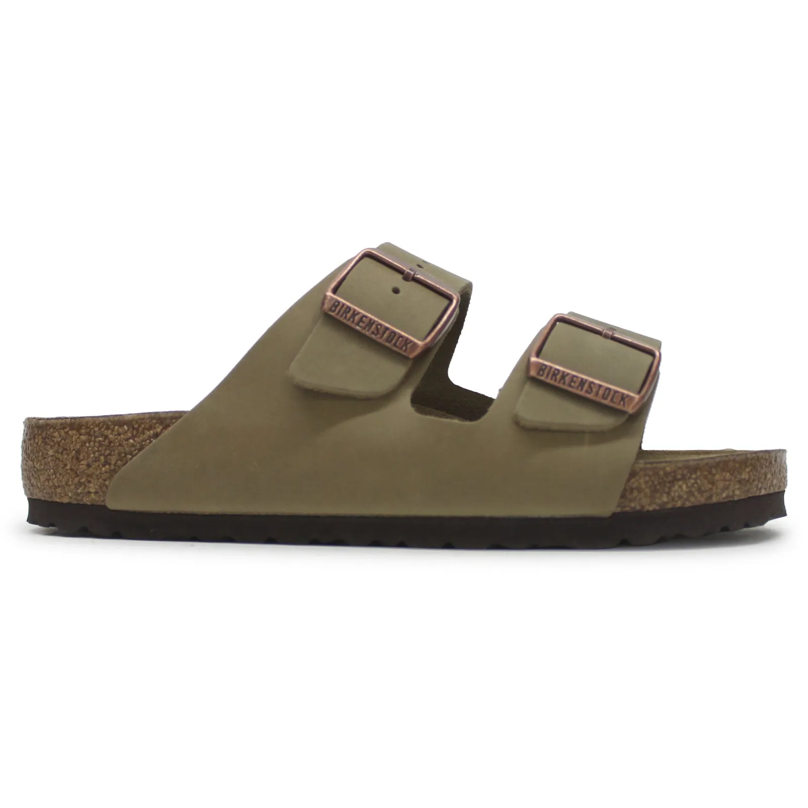 Arizona Nubuck Leather Unisex Slide Sandals