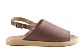 'Bella' women's vegan sandals by Ahimsa - cognac