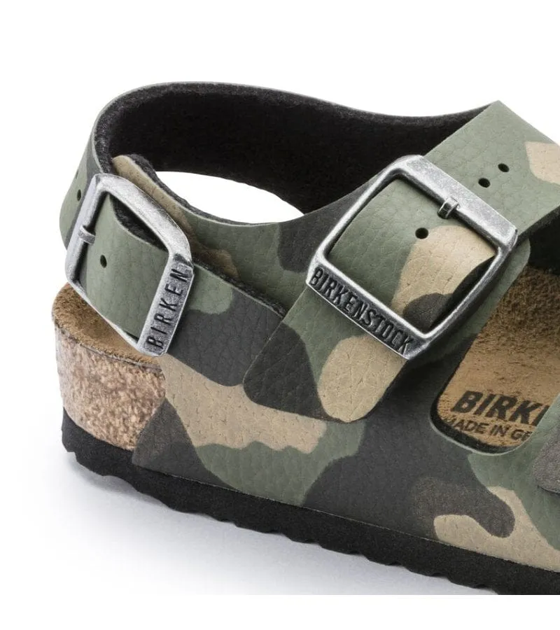 Birkenstock Junior Boys Camo Comfort Sandal - Milano 1017378