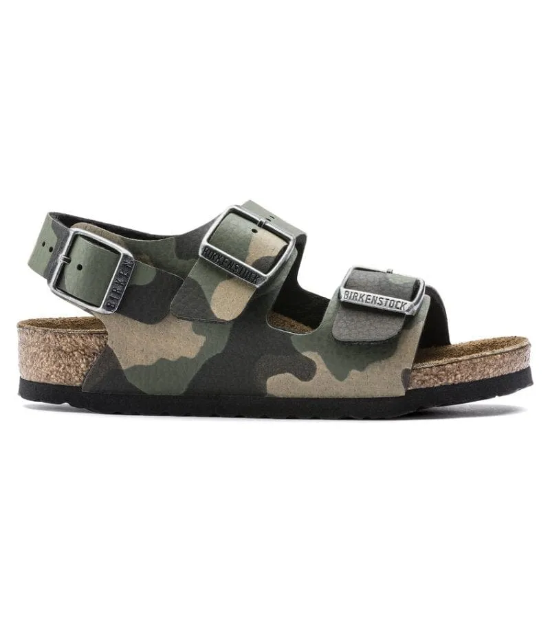 Birkenstock Junior Boys Camo Comfort Sandal - Milano 1017378