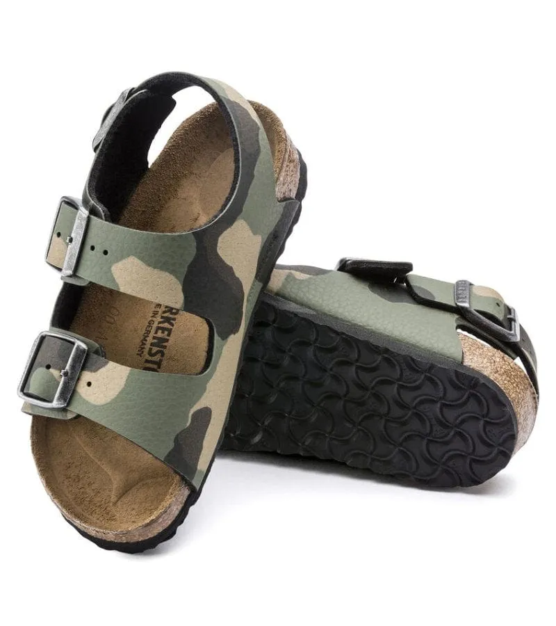 Birkenstock Junior Boys Camo Comfort Sandal - Milano 1017378