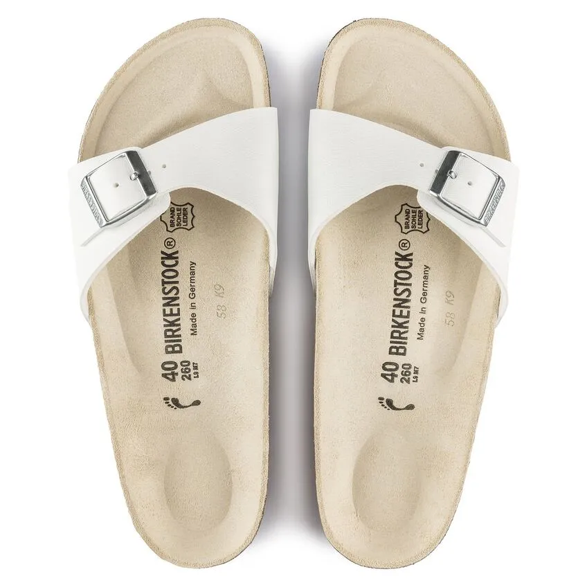 Birkenstock Madrid 40733 Birko-Flor White