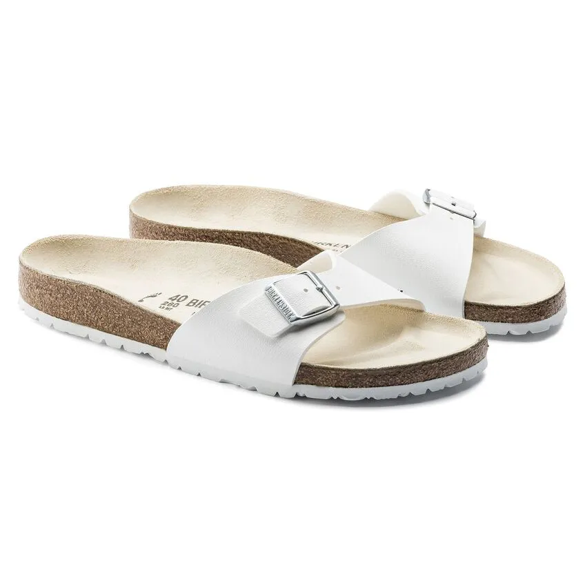 Birkenstock Madrid 40733 Birko-Flor White