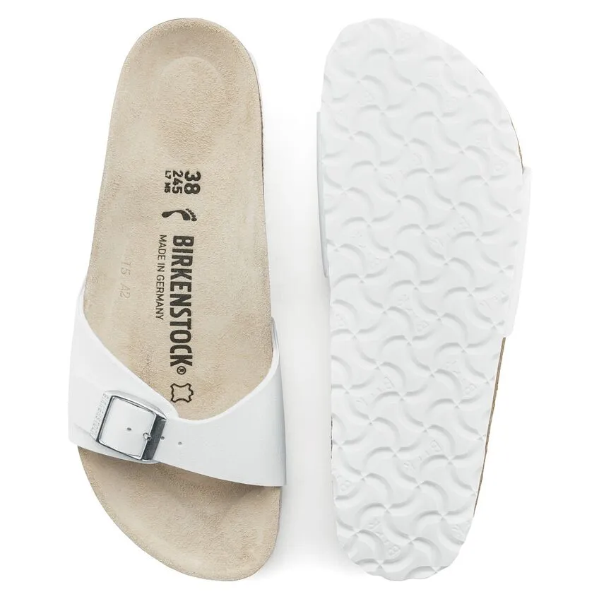 Birkenstock Madrid 40733 Birko-Flor White