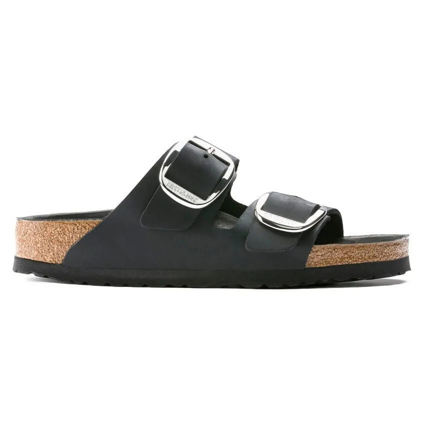 Birkenstock Women's Arizona Big Buckle - Black Oiled Leather