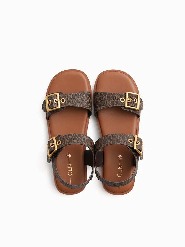 Blackberry Flat Sandals