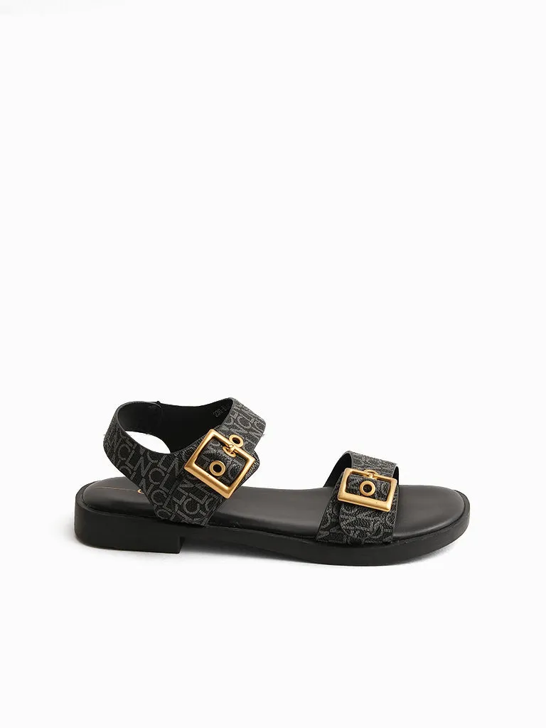 Blackberry Flat Sandals