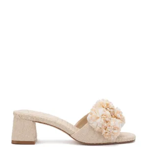 Brigitte Mule In Natural Raffia