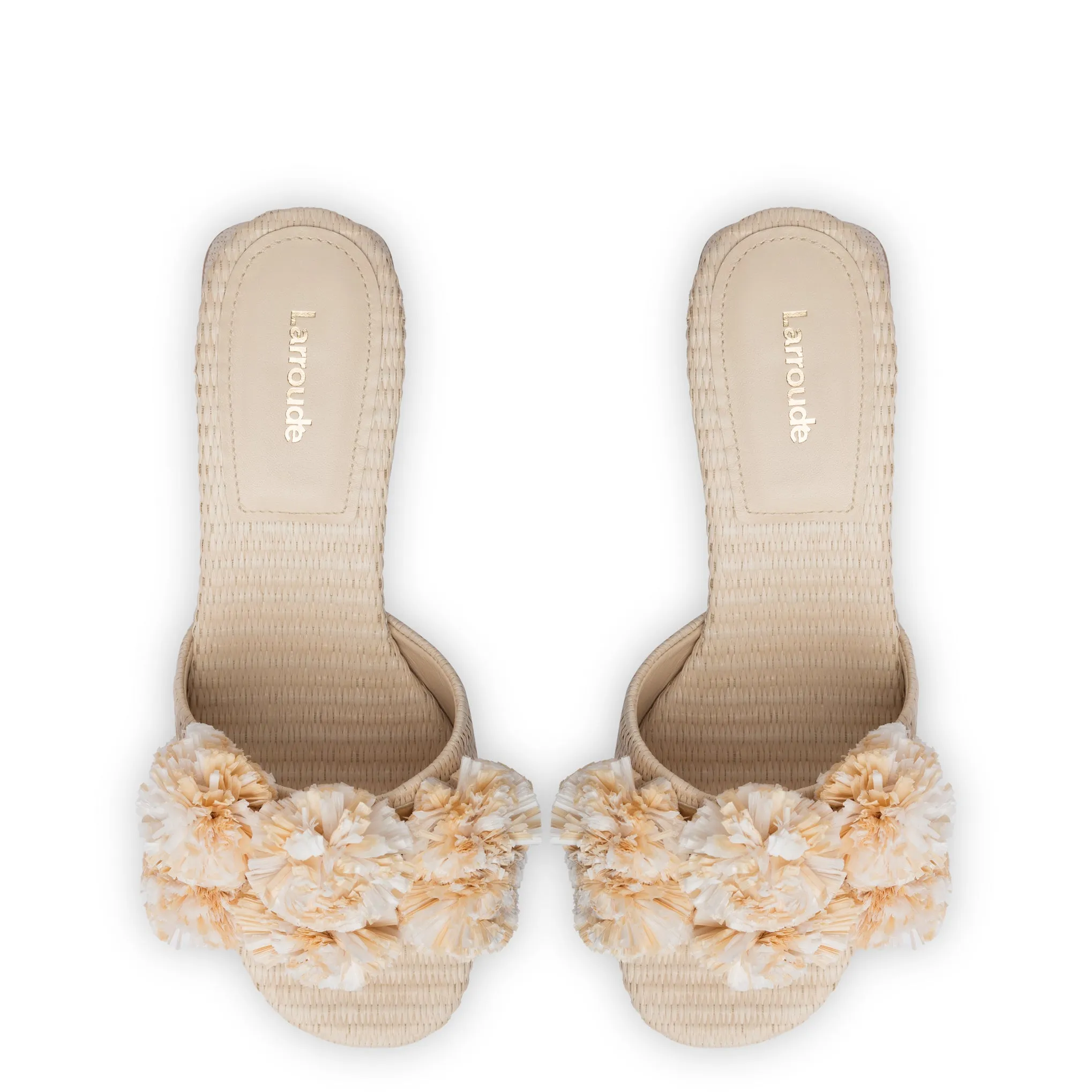 Brigitte Mule In Natural Raffia