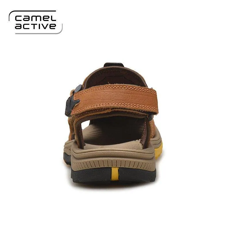 Camel Active Genuine Leather Quick-Drying Sandals Quality Casual Anti-Slippery Outdoor Beach Sandals X8039