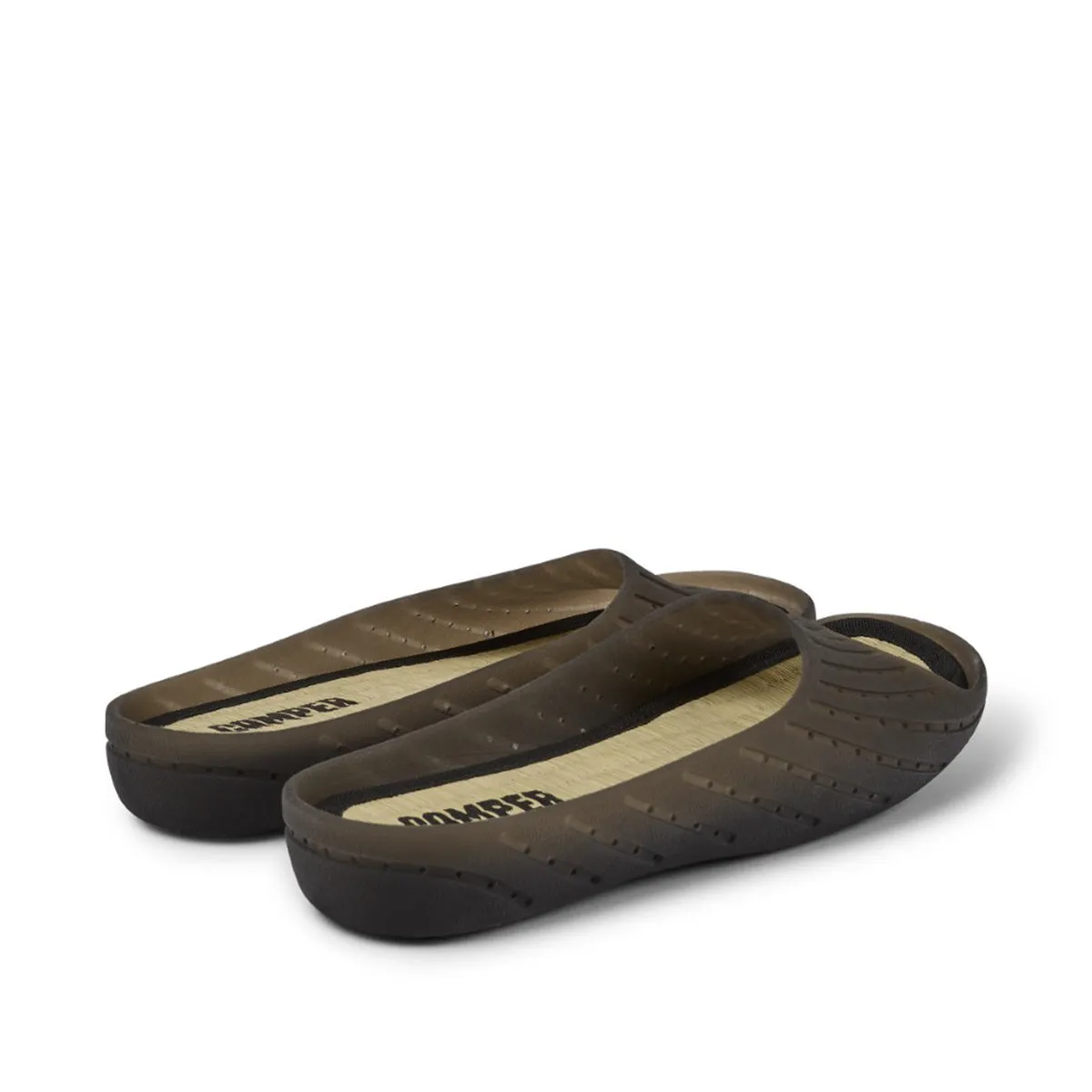 Camper Wabi Black monomaterial sandals for women   