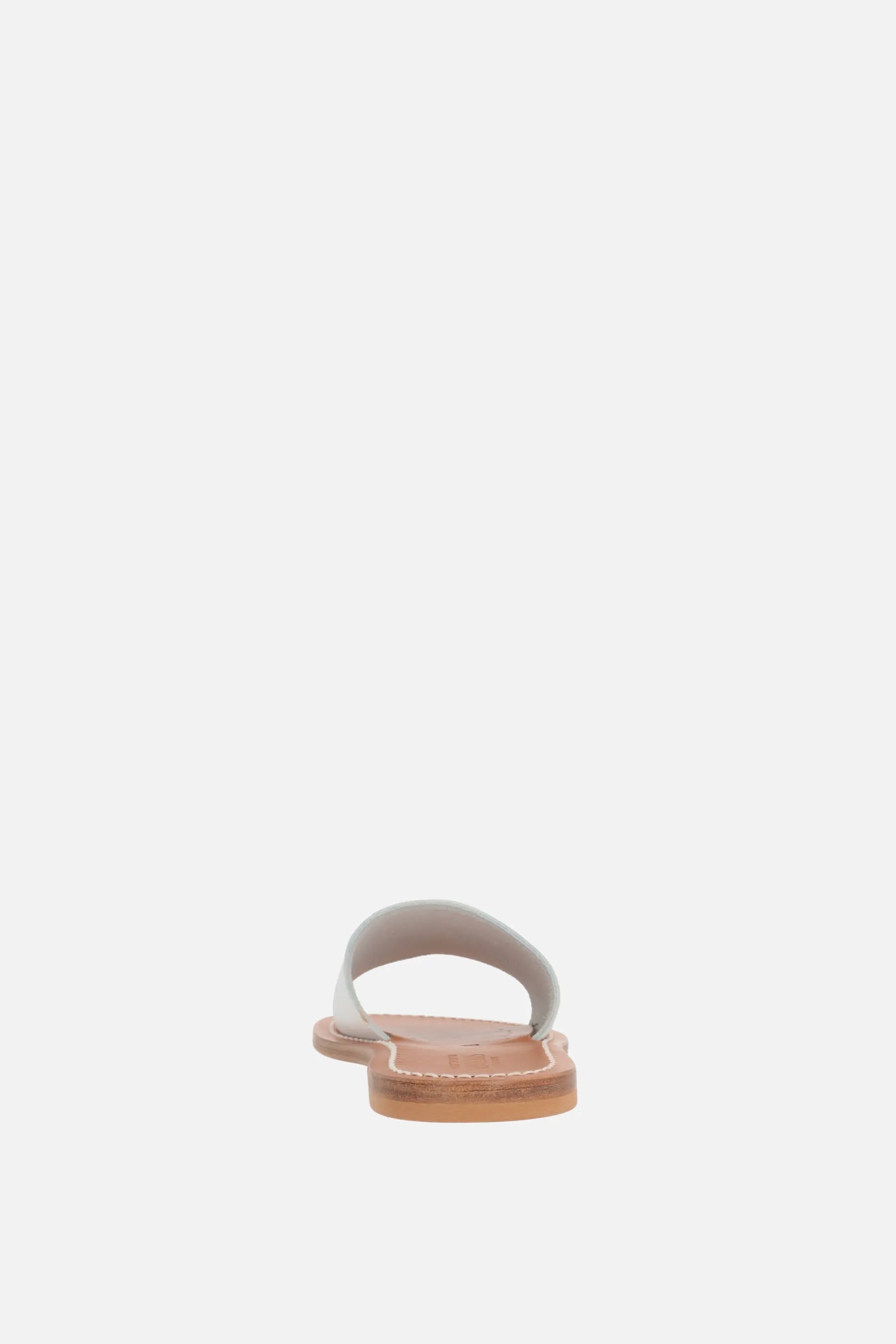 Capri smooth leather slide sandals