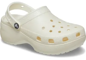 Crocs 207241 Classic Platform Glitter Womens Clog