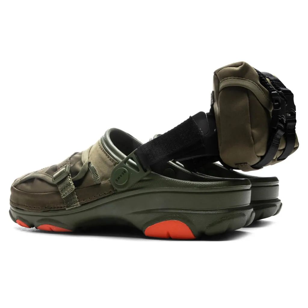 Crocs x Beams Classic All Terrain Military Clog - Army Green