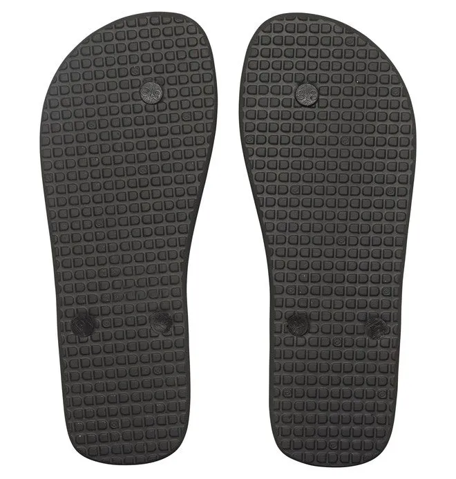 DC SPRAY Sandals - Black/Black/White