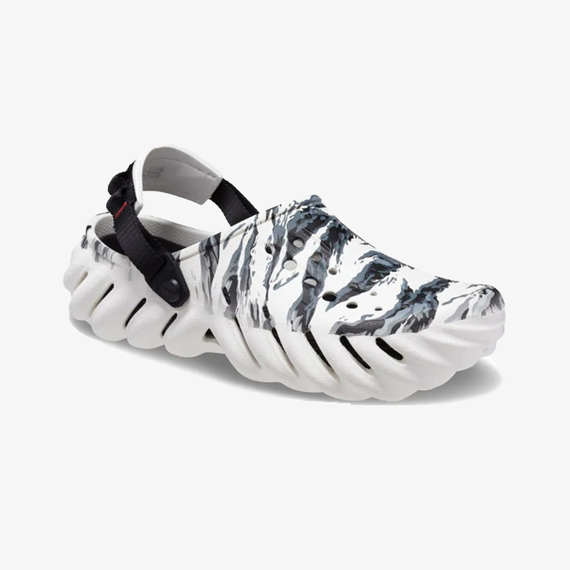 ECHO TIGER CLOG 'WHITE/BLACK'