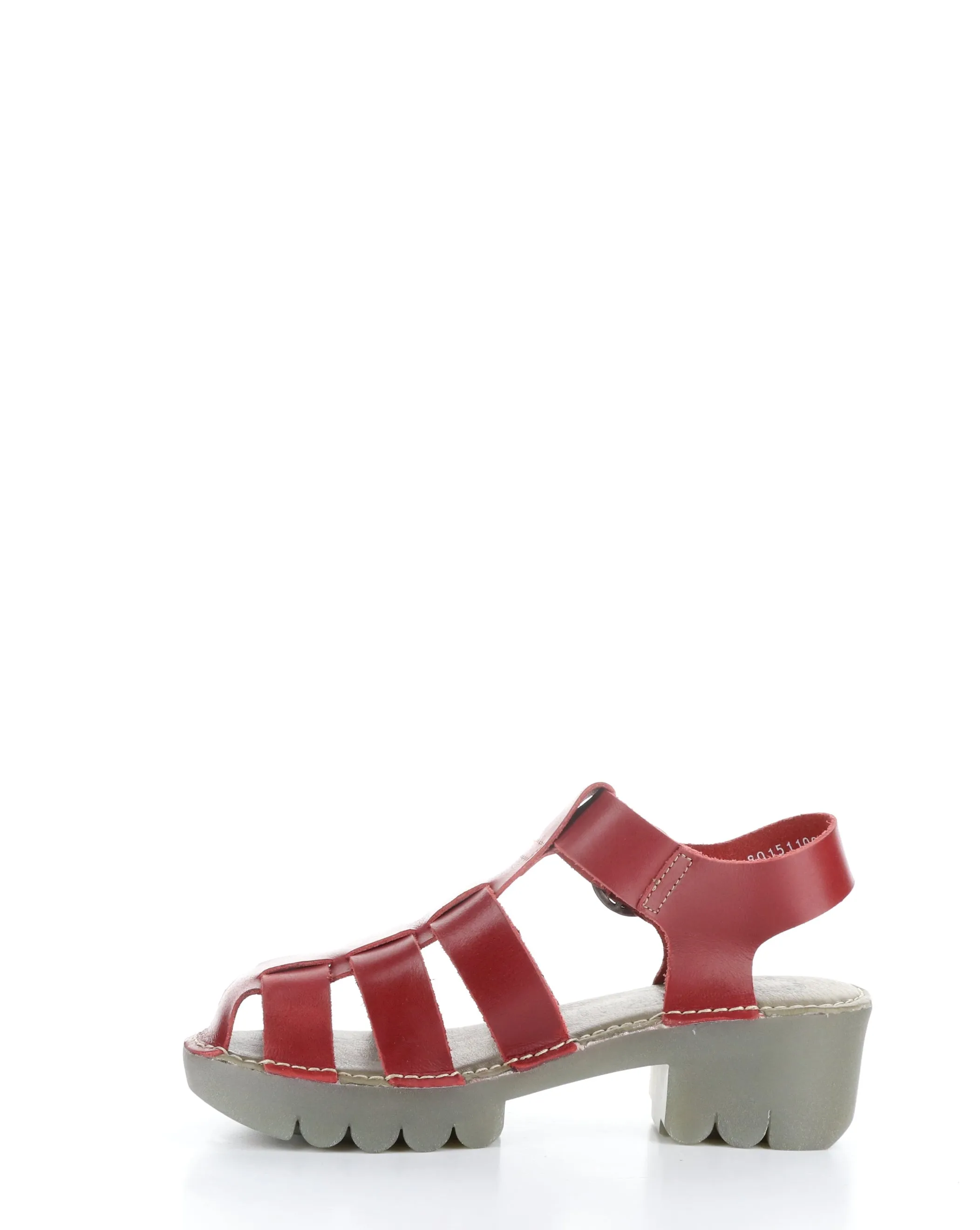 EMME511FLY 004 RED Round Toe Sandals