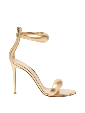 Gianvito Rossi Metallic Gold Bijoux 105 Leather Sandals UK 6 EU 39 👠