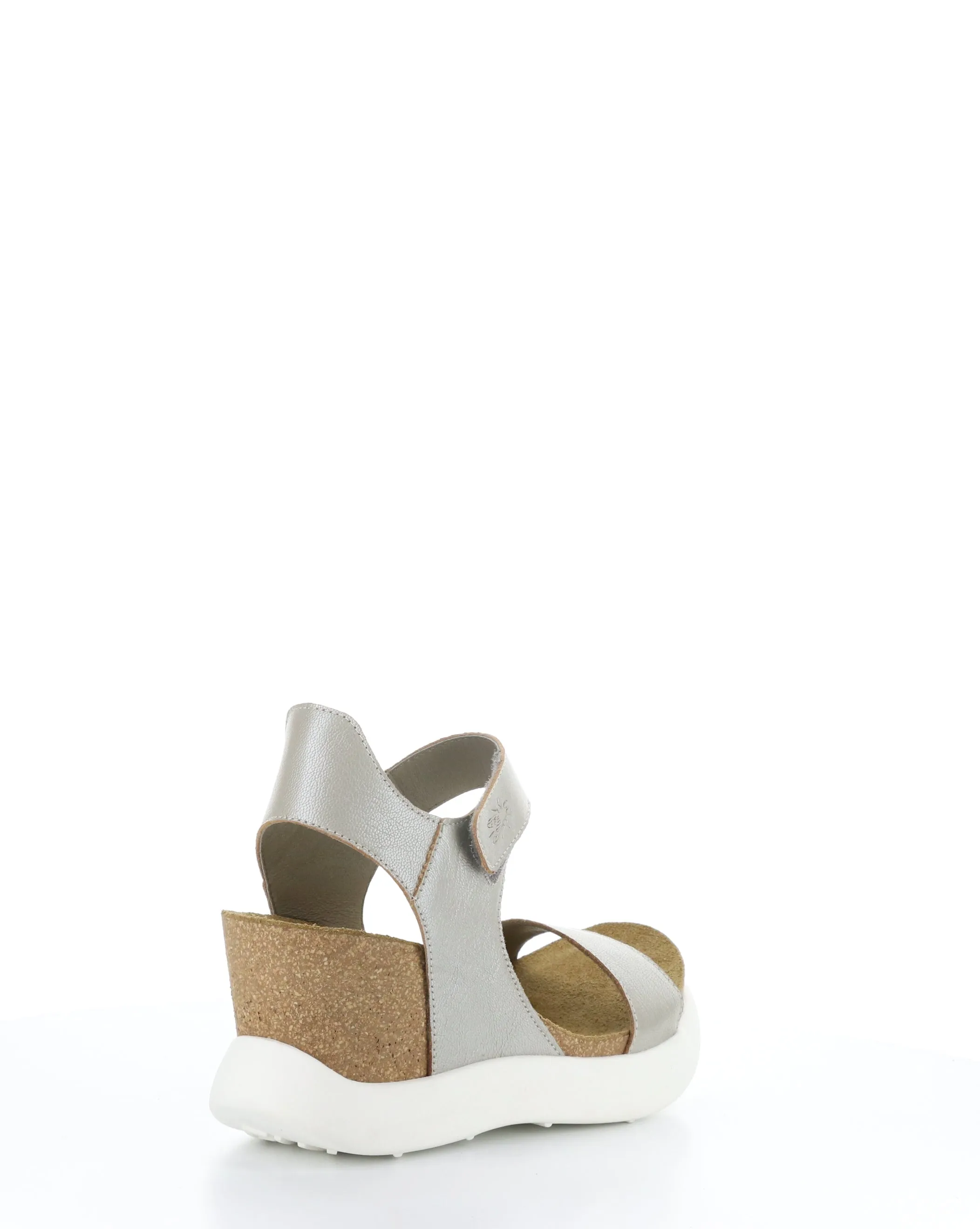 GOGO967FLY 001 SILVER Velcro Sandals