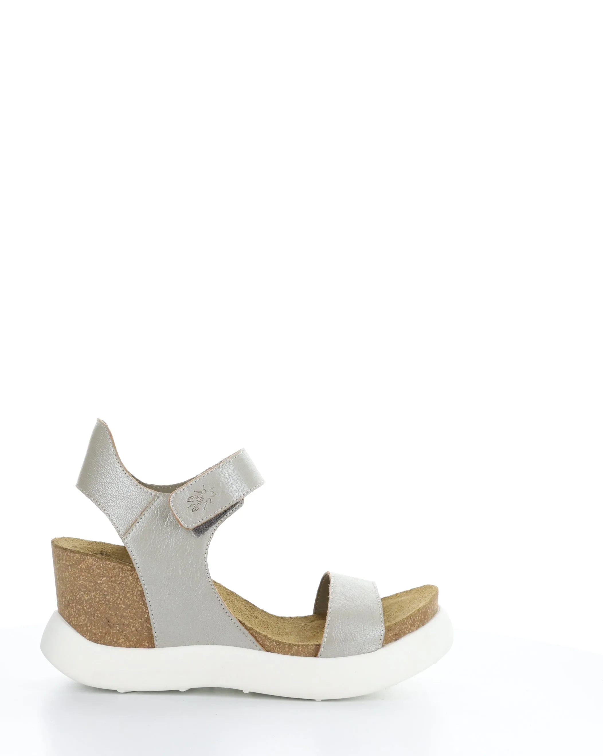 GOGO967FLY 001 SILVER Velcro Sandals