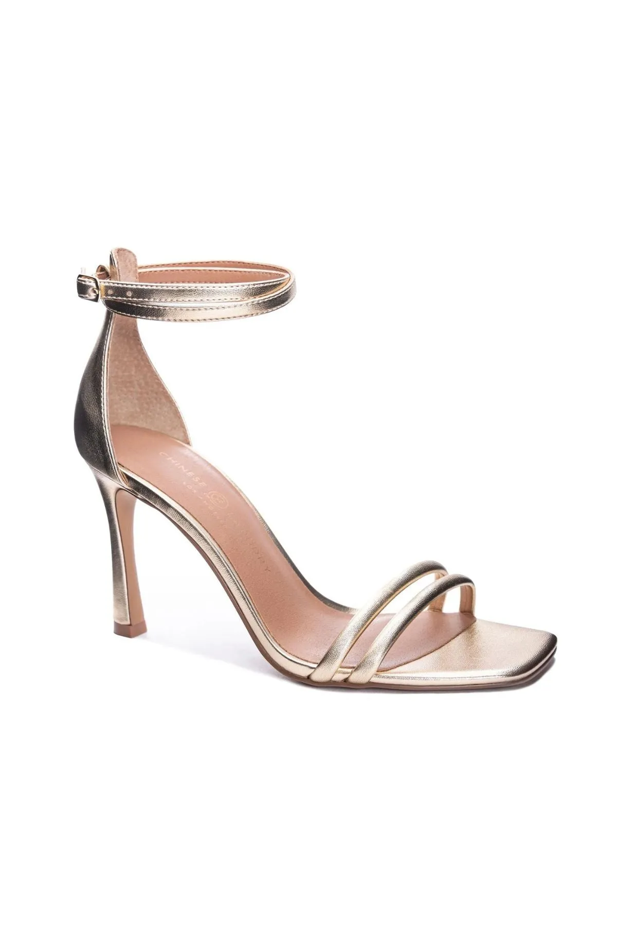 Golden Gala Metallic Strappy Sandals - Final Sale