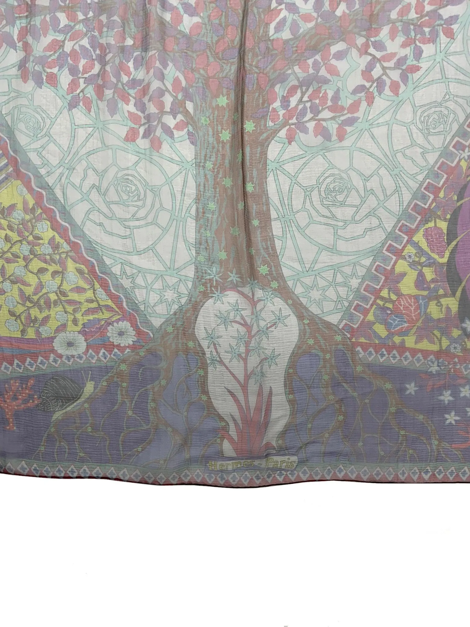 Hermes Axis Mundi Silk Scarf 140