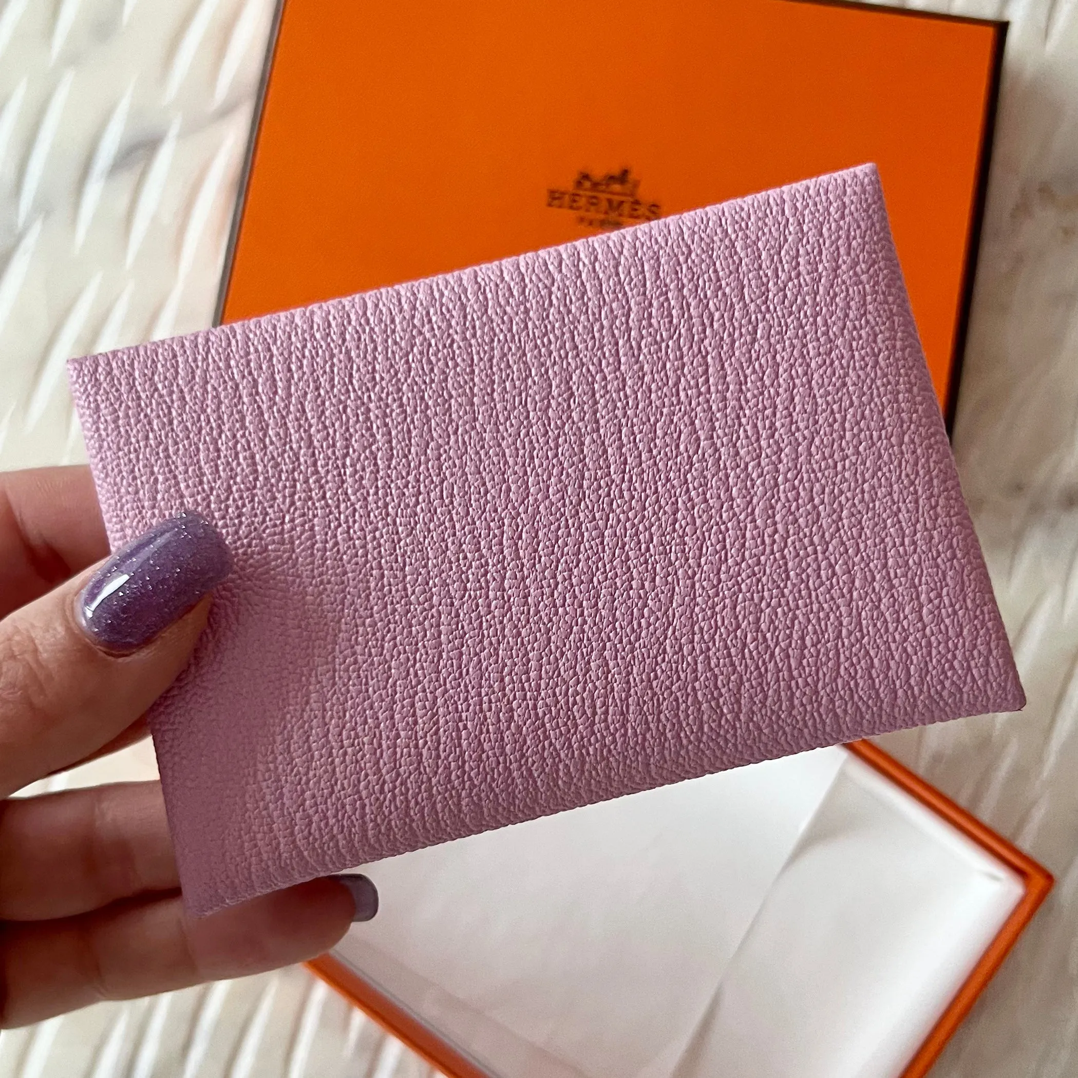 Hermes Calvi Card Holder