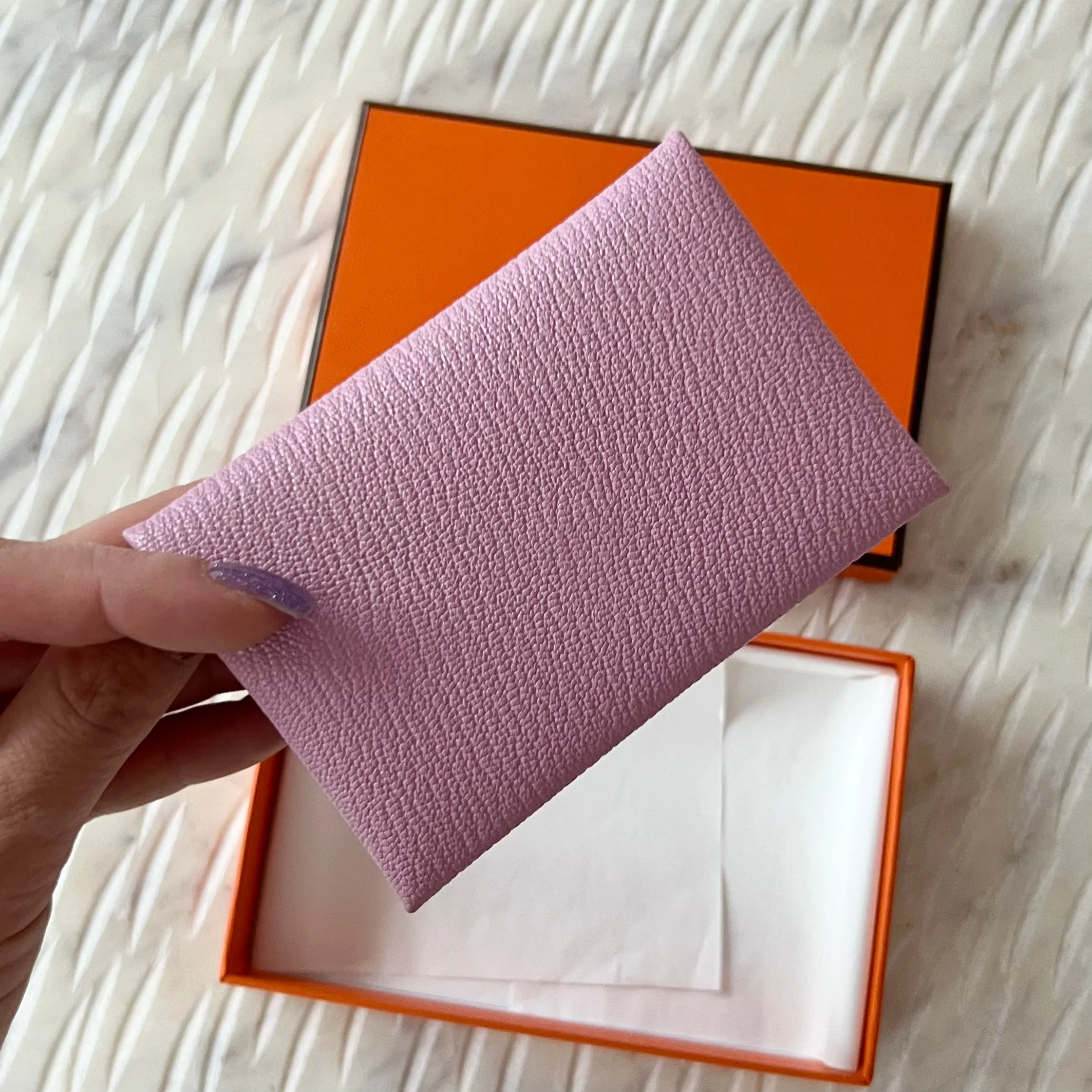 Hermes Calvi Card Holder