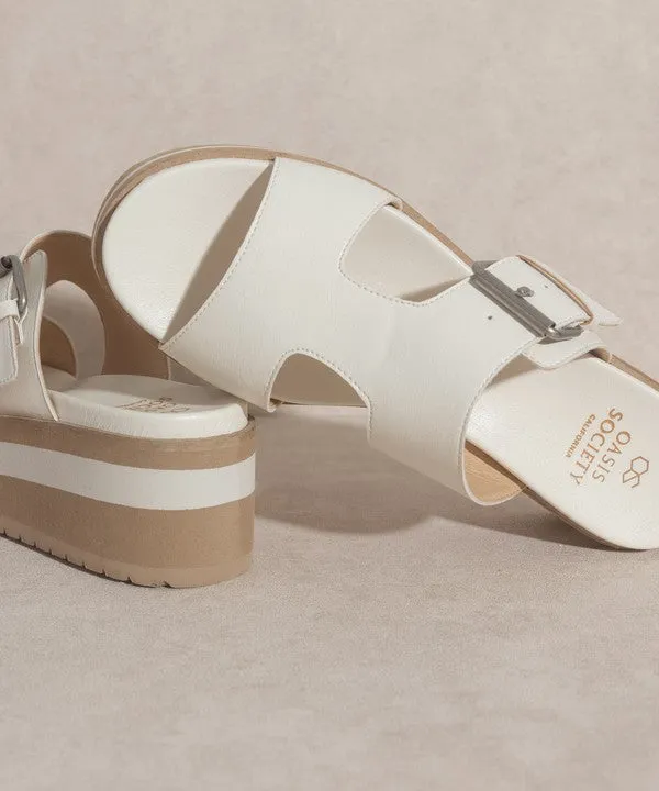 HIGH SOCIETY PLATFORM SANDALS [ONLINE EXCLUSIVE]