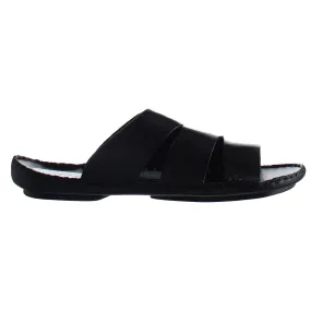 Hush Puppies Bellerin Morocco Mens Black Sliders