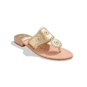 Jack Rogers Flat Sandal Platinum