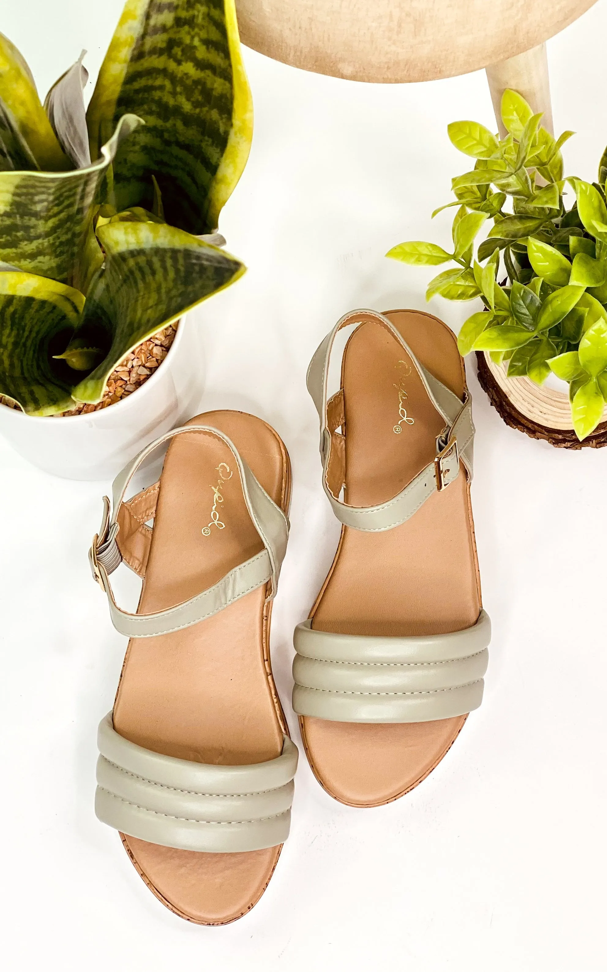 Jecca Sandal in Sage