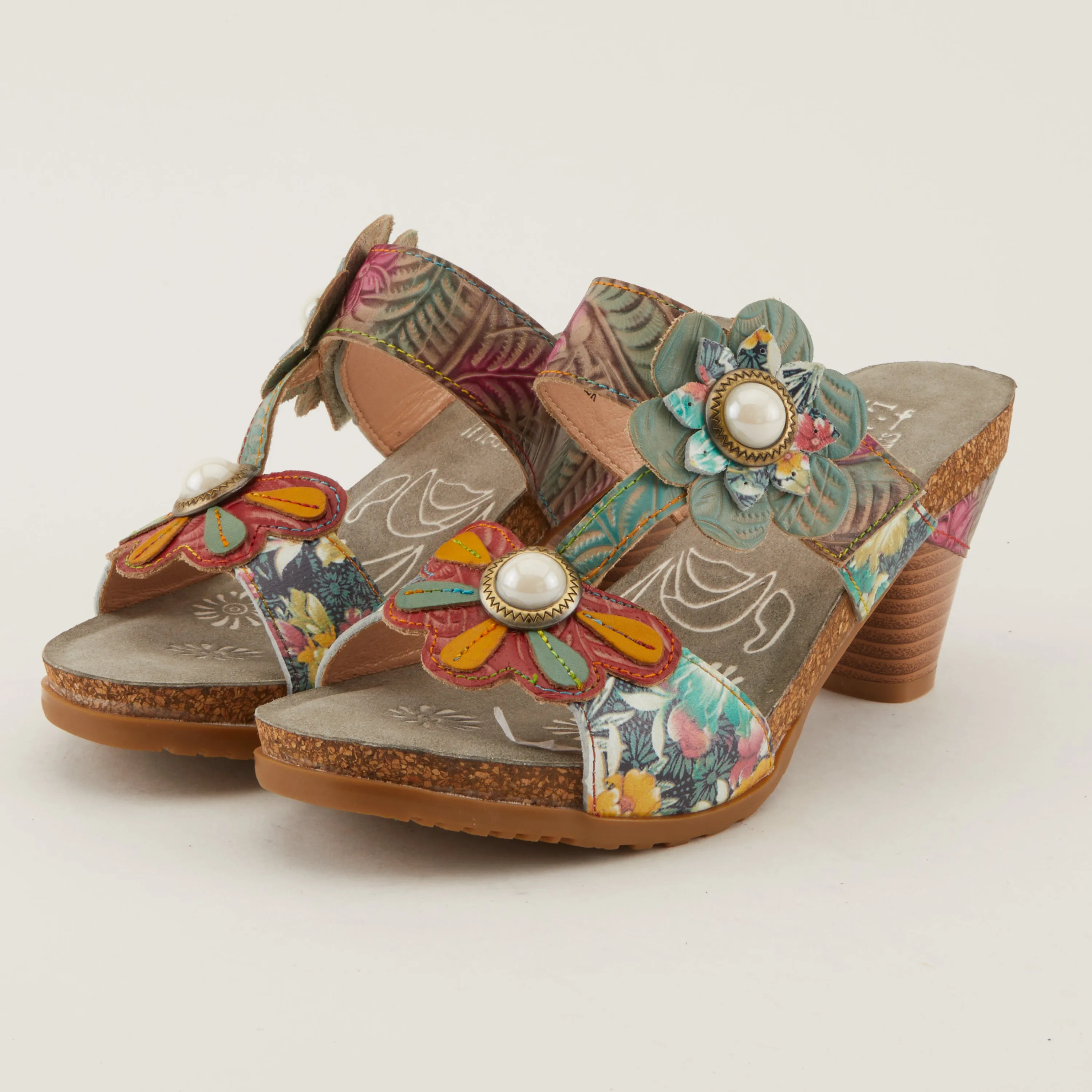 L'ARTISTE BARI PLATFORM SANDALS