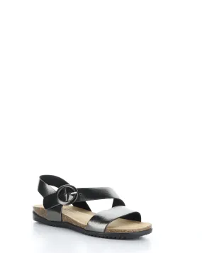 LAVIS PEWTER Round toe Sandals