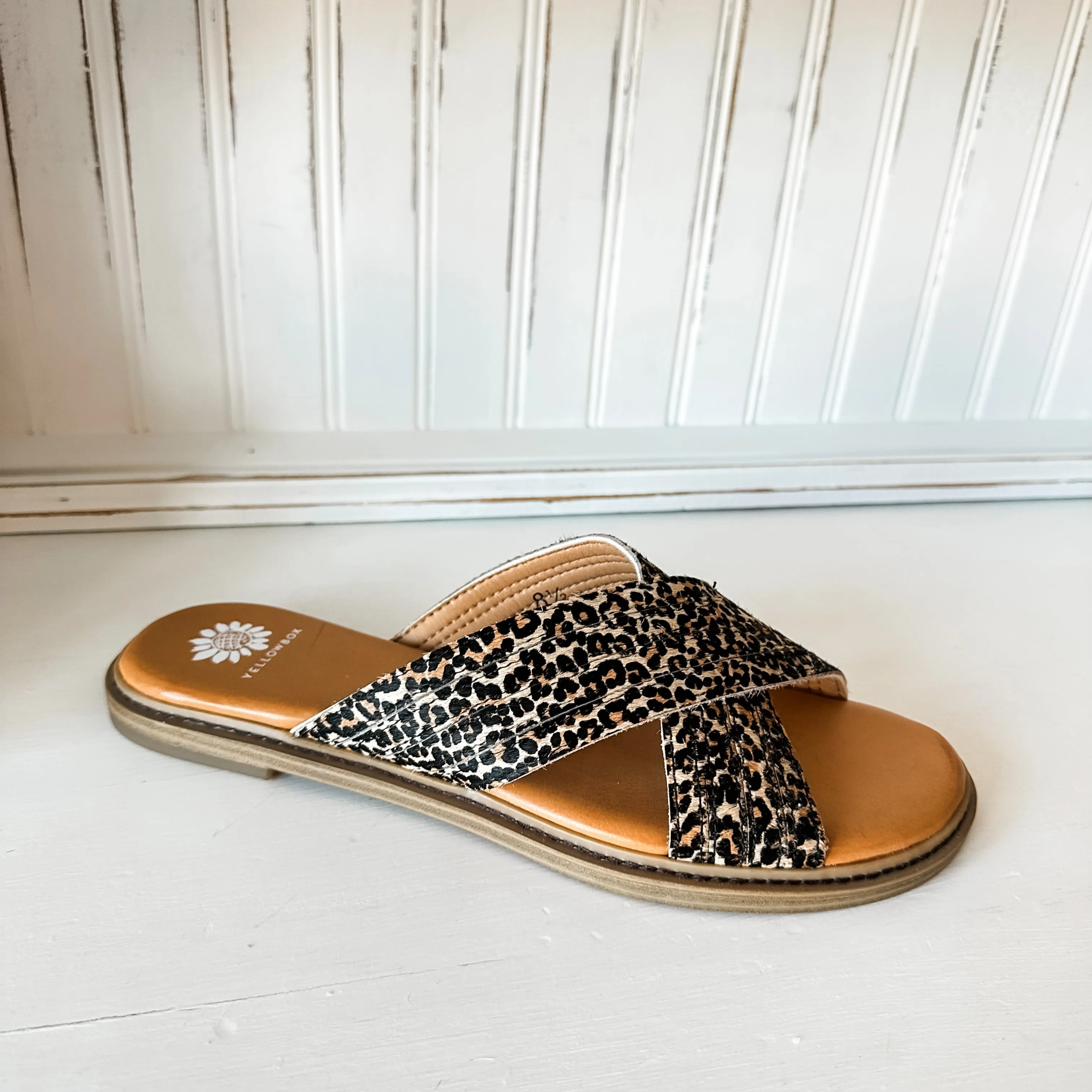 Linta Crossband Slide - Leopard