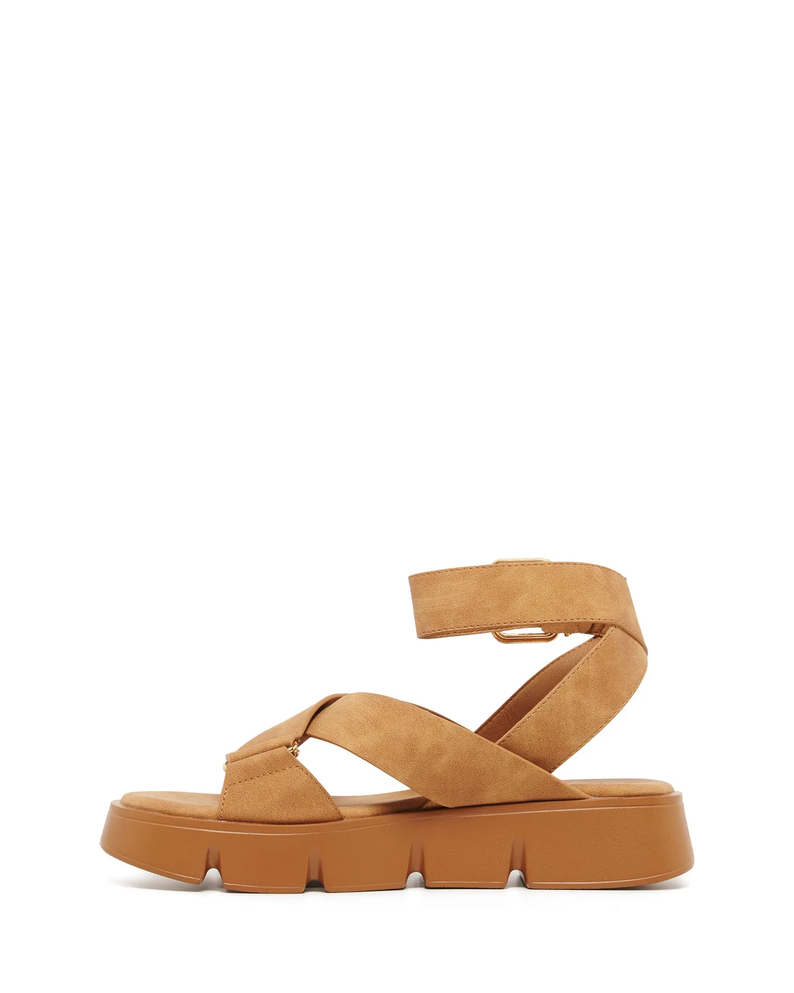 Maze Flatform Sandal Caramel