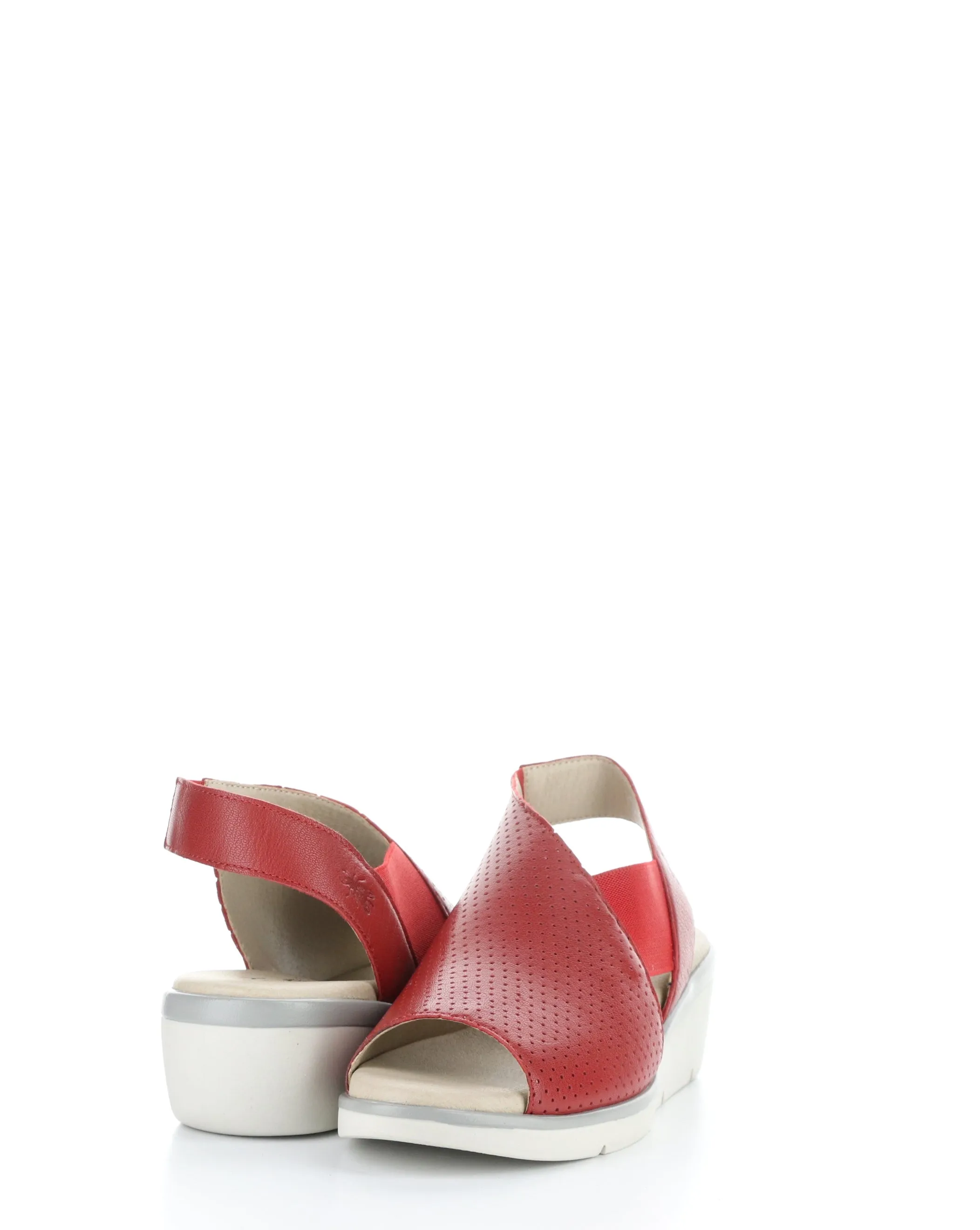 NISI066FLY Red Elasticated Sandals