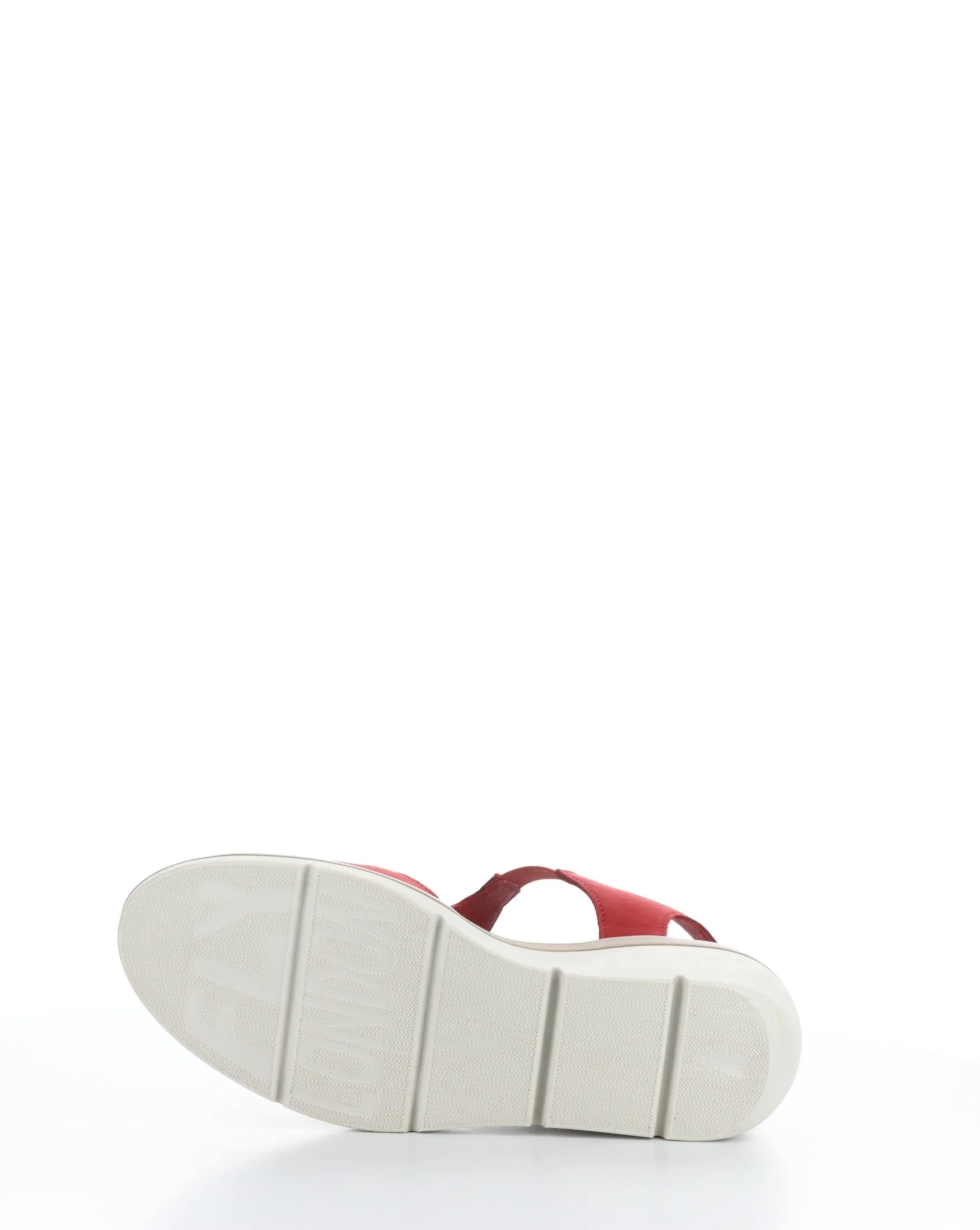 NOVA932FLY 003 LIPSTICK RED Velcro Sandals