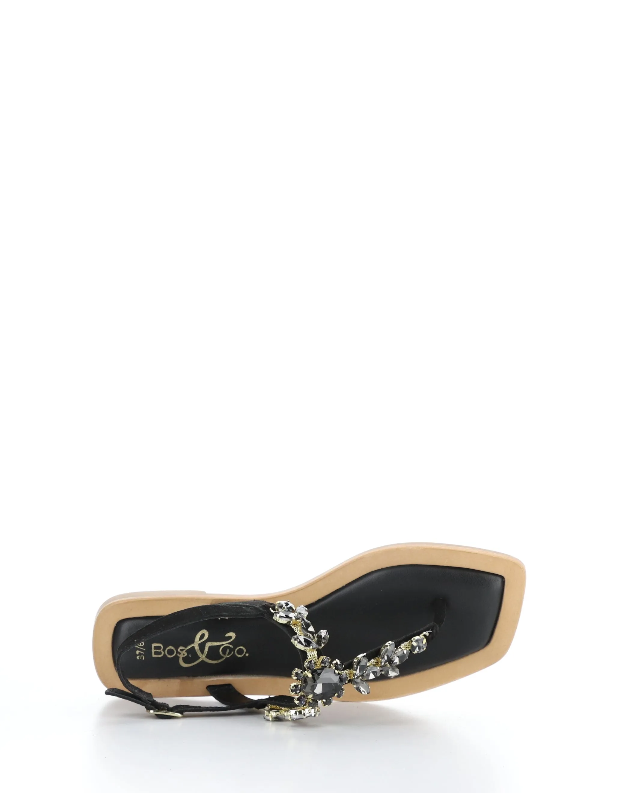 OTU BLACK/SMOKE Buckle Sandals