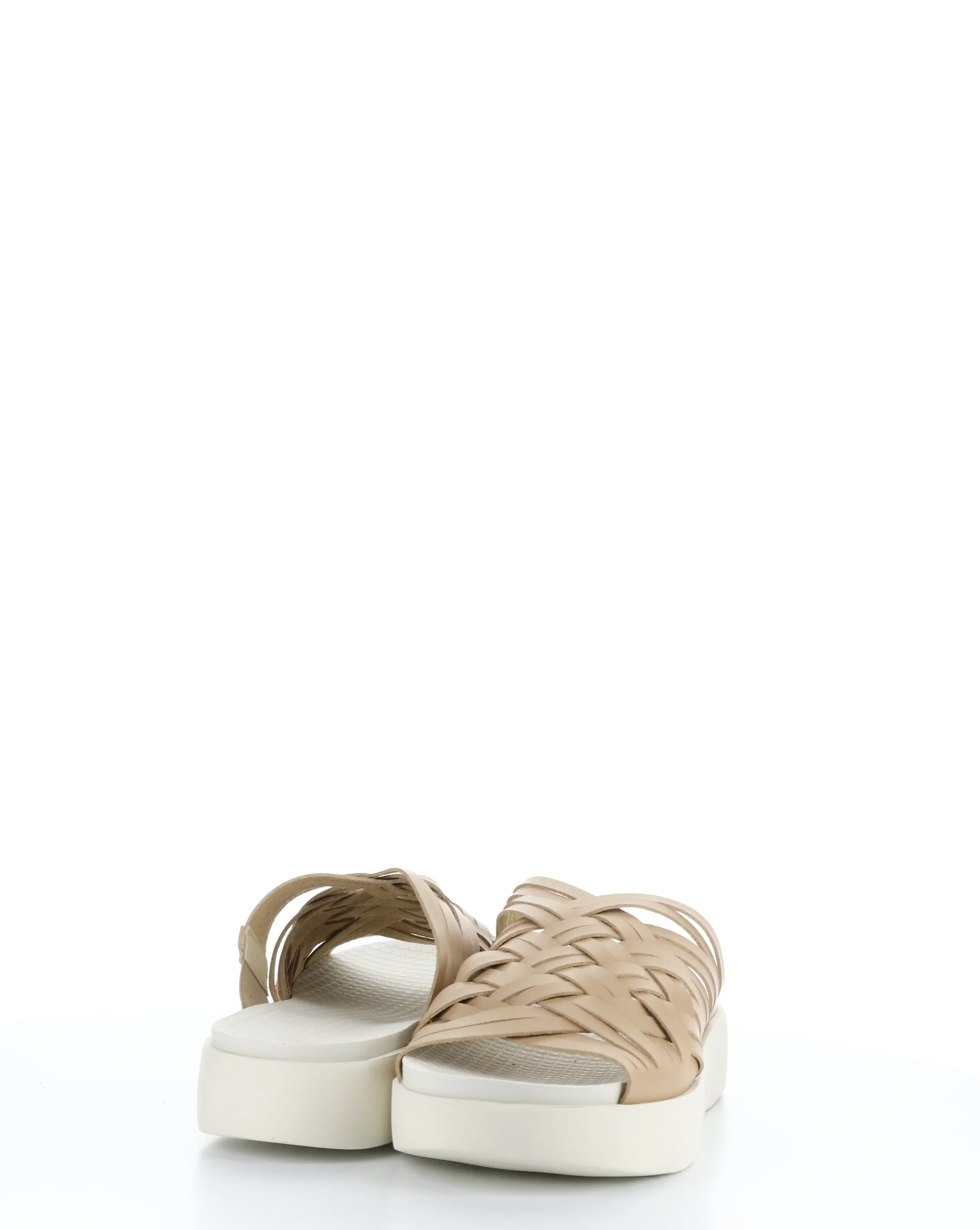 RISED TAN Slip-on Sandals