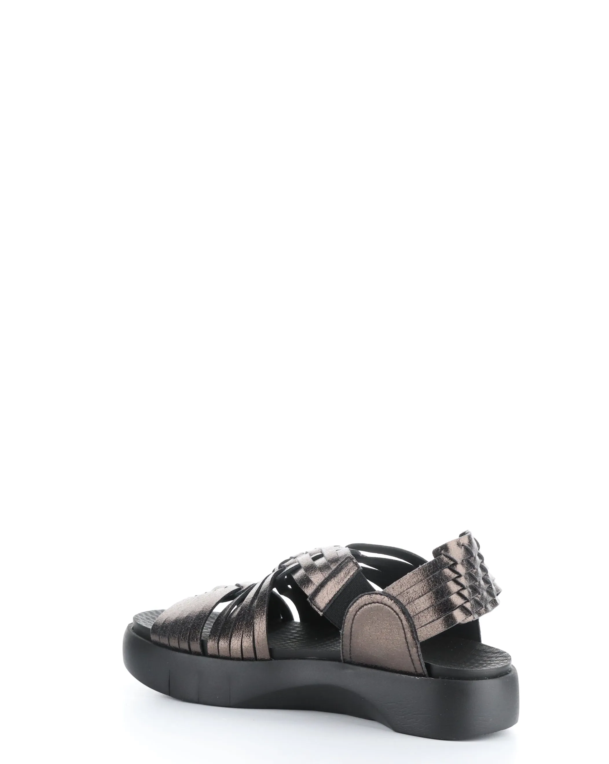 RIZER GUN METAL Round Toe Sandals