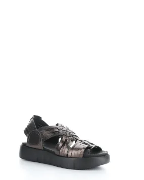 RIZER GUN METAL Round Toe Sandals