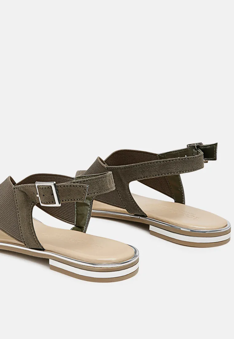 Snuggle Slingback Flat Sandals