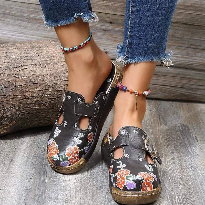 Soft Daily Print Platform Sandals