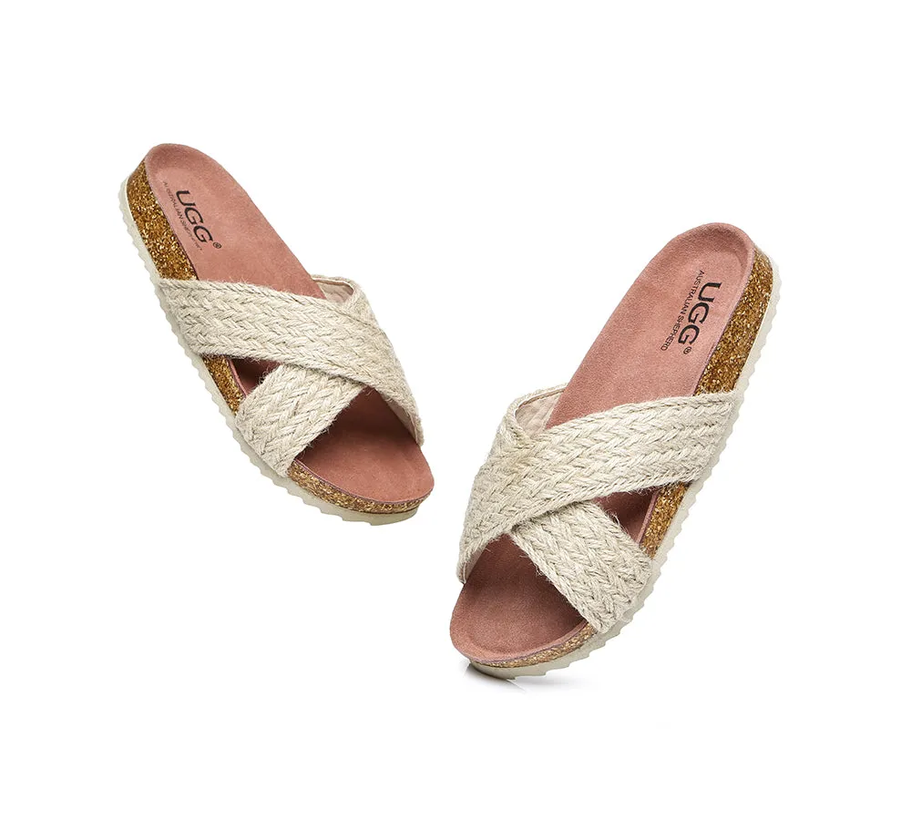 UGG Australian Shepherd Women Sandals Espadrilles Flat Slide Milo