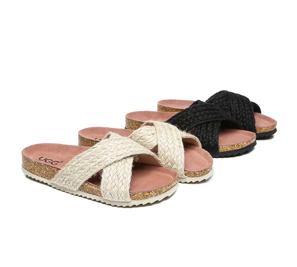 UGG Australian Shepherd Women Sandals Espadrilles Flat Slide Milo