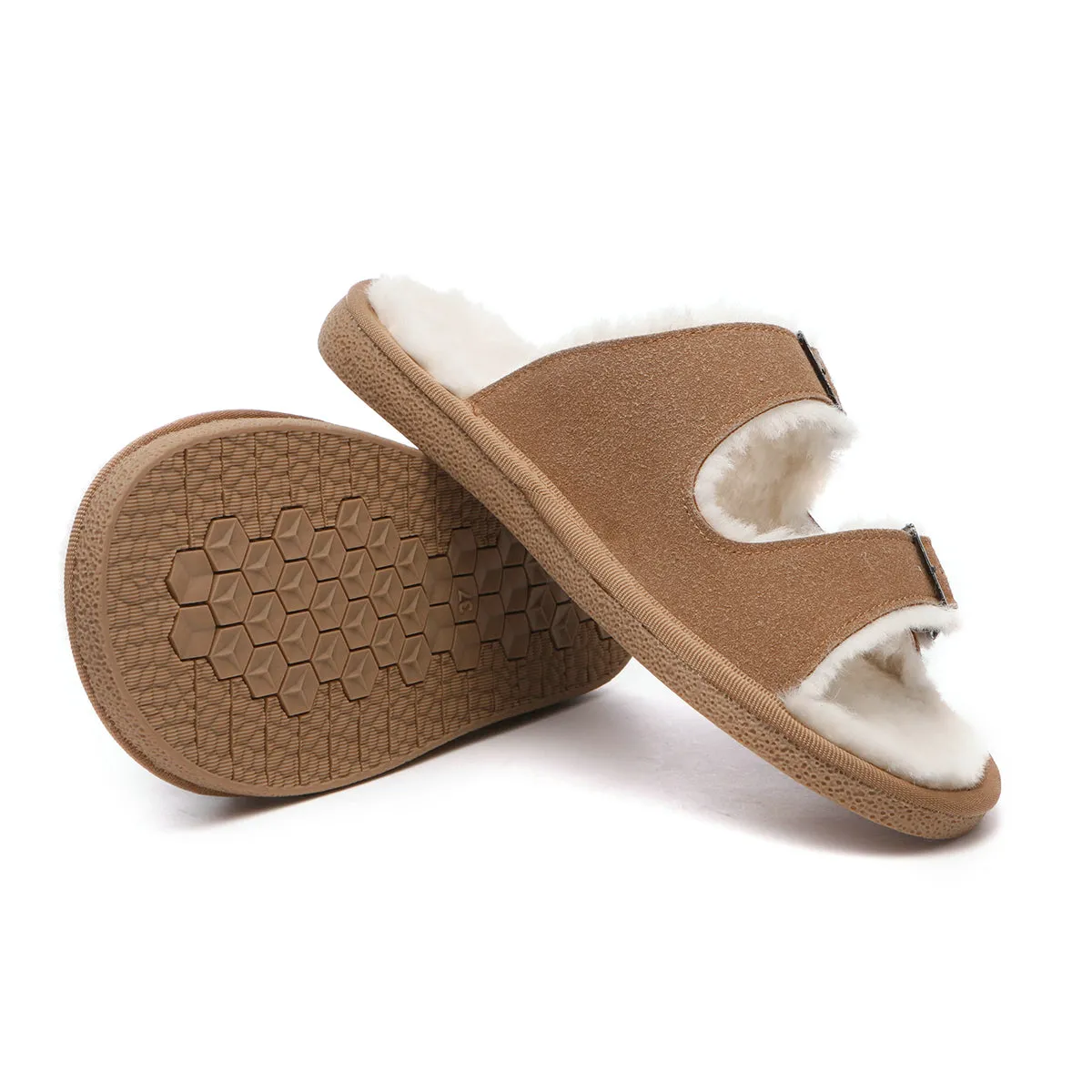 UGG Buckle Slip-on Sandals