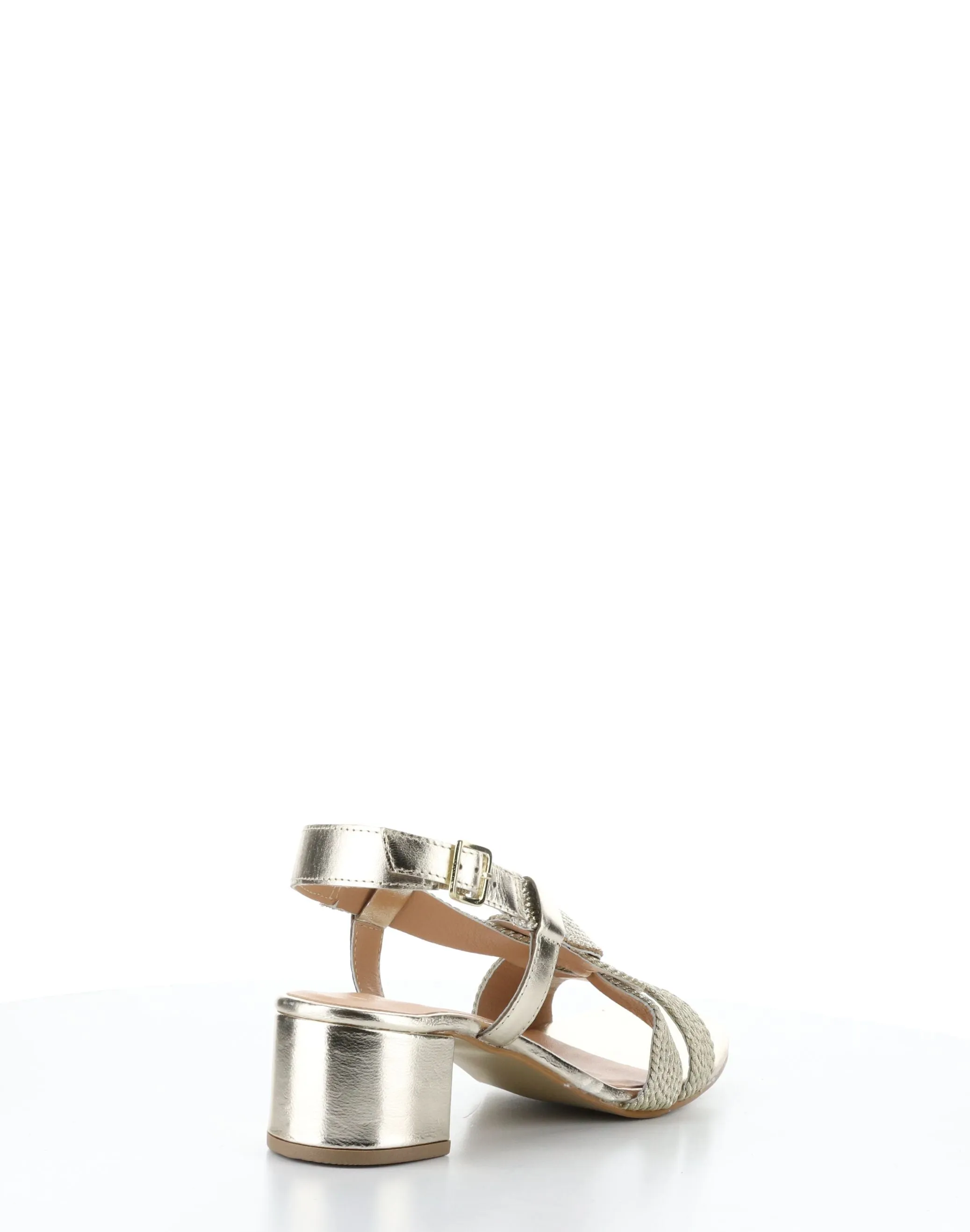 UPBEAT GOLD Buckle Sandals